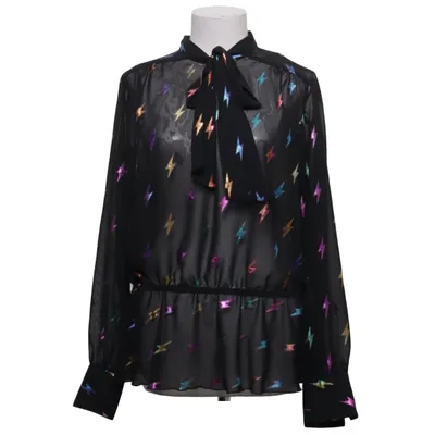Blouse lavallière (Noir, Multicolore) de Collection Pimkie