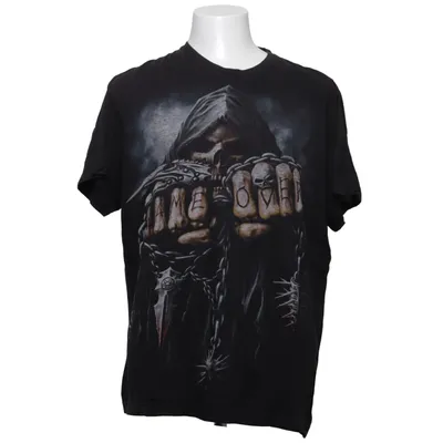 T-shirt (Zwart) van Spiraldirect Katoen