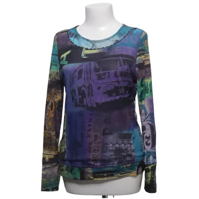 Top (Blue, Multicolored) from Apanage Polyester
