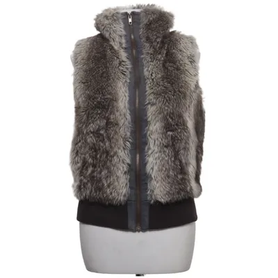 Outer vest (Gray, Brown) from Sparkz Acrylic, Polyester