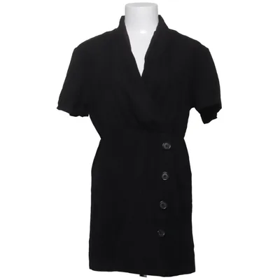 Robe (Button Up Overlapped Linen Look Dress) de Hannalicious x NA-KD Coton, Lin