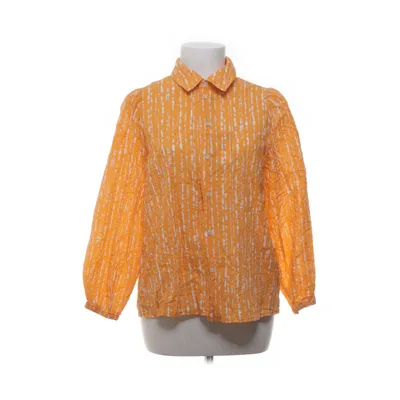 Shirt (Oranje, Wit) van Part Two Katoen