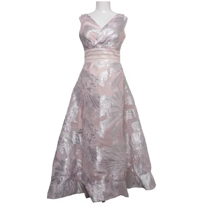 Aftenkjole (Pink, Sølv) fra Karmina Elastan, Polyester