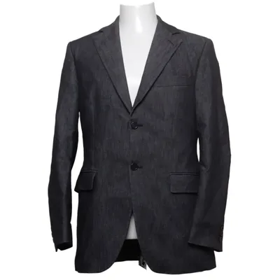 Blazer (Blauw) van Harry Brown Polyester, Viscose
