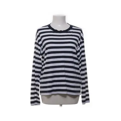 T-shirt à manches longues (Blanc, Bleu) de Monki Coton, Modal