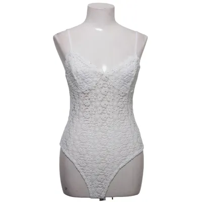 Body (Blanc) de H&M Coton, Élasthane, Polyester