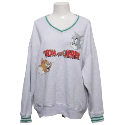 Sweatshirt (Gris, Vert, Multicolore) de Tom & Jerry Coton, Polyester
