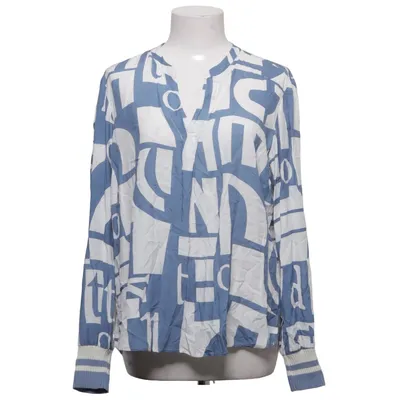 Blouse (Bleu, Blanc) de Emily van den Bergh Viscose