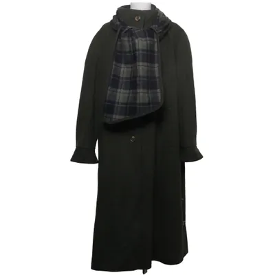 Coat (Green, Blue) from Alphorn Cashmere, Polyester, Wool