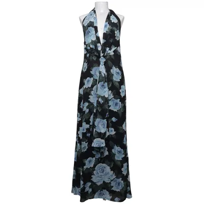 Långklänning (Svart, Blå, Flerfärgad) från Zara Polyester