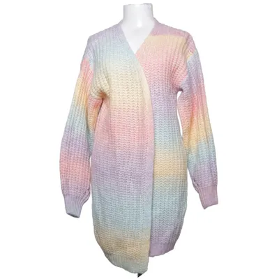 Cardigan (Multicolored) from Qed London Acrylic, Polyamide, Polyester, Wool