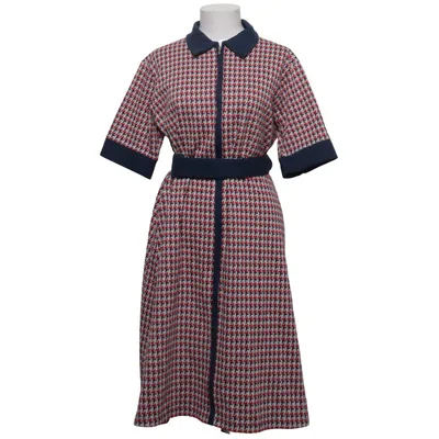 Kleid (Blau, Rot, Weiß) von Jumperfabriken Baumwolle, Elasthan, Modal, Polyamid