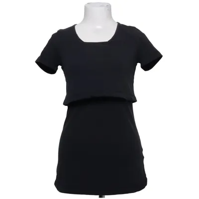 Haut d'allaitement (Noir) de My Nursing Fashion Coton, Élasthane