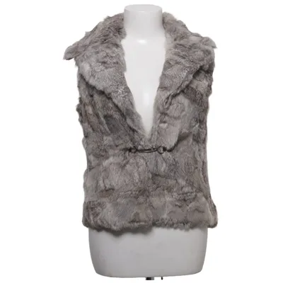 Gilet en fourrure (Gris) de Bandolera Fourrure de lapin
