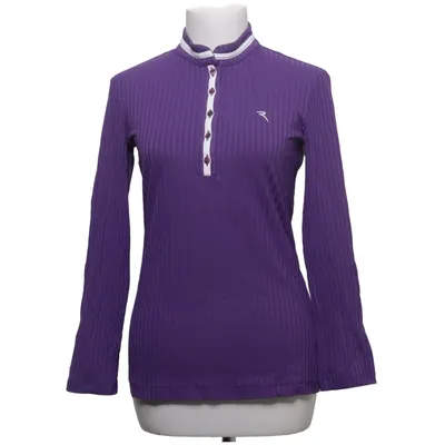 Henley shirt (Purple) from Chervo Elastane, Polyamide