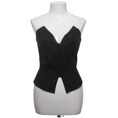 Corset (Noir) de H&M Studio Coton, Élasthane, Laine