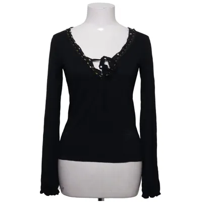 Long sleeve T-shirt (Black) from Sorbet Elastane, Viscose