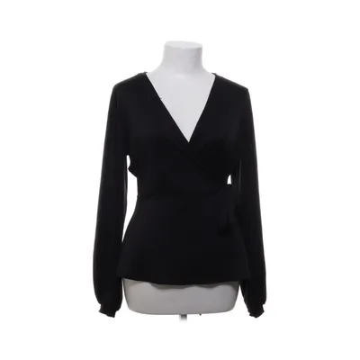 Wikkeltop (Zwart) van Gina Tricot Elastaan, Polyester