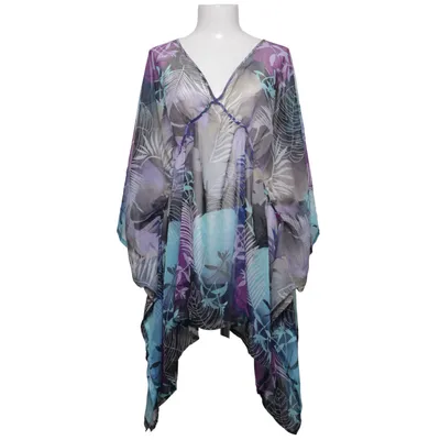 Beach dress (Blue, Purple, Multicolored) from 3 Suisses Collection Polyester