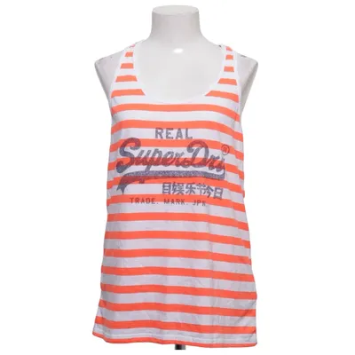 Tanktop (Oranje, Wit) van Superdry Katoen, Polyester