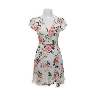 Jurk (Wit, Meerkleurig) van Bik Bok Polyester