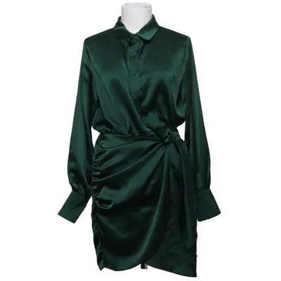 Wrap dress (Green) from Retro & Icone Elastane, Polyester