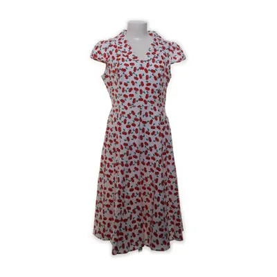 Dress (White, Multicolored) from Hearts & Roses Cotton, Elastane