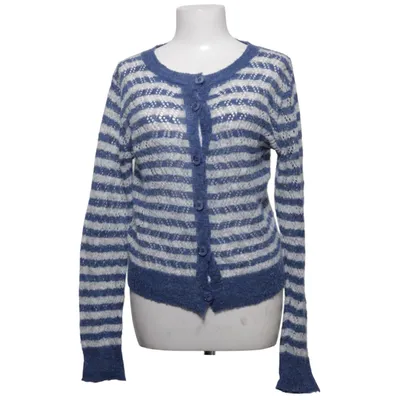 Cardigan (Blue, White) from JCL Acrylic, Alpaca wool, Polyamide