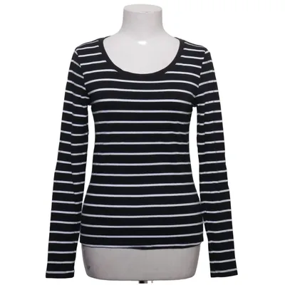 Långärmad t-shirt (Svart, Vit) från The Basics C&A Bomull, Elastan