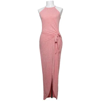 Maxi jurk (Roze) van Bisou's Project Elastaan, Polyester, Viscose