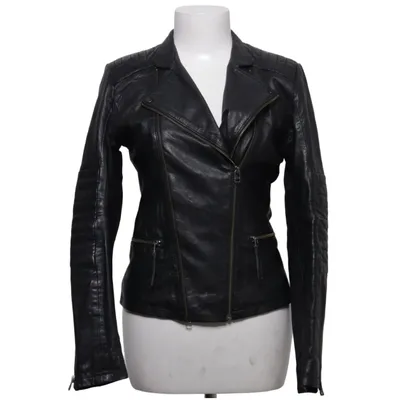 Bikerjack (Zwart) van Suzanna Leer, Polyester