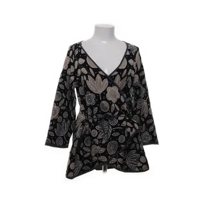 Omlottkofta (Svart, Beige, Grå) från Gudrun Sjödén Ekologisk bomull