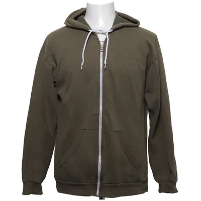 Capuchon sweater (Groen) van Anvil Katoen, Polyester