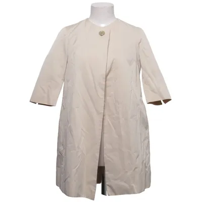 Raincoat (Beige) from Adele Fado Cotton, Polyester