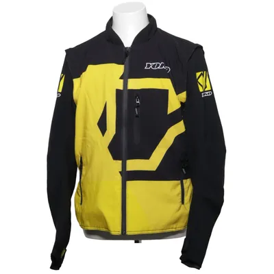 Träningsjacka (Svart, Gul) från Yoko Polyester
