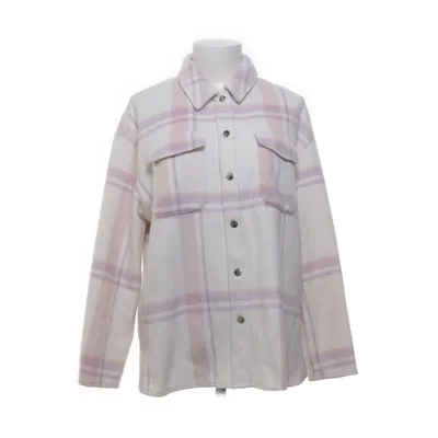 Överskjorta (Vit, Rosa) från ONLY Blue Denim Akryl, Polyamid, Polyester, Viskos