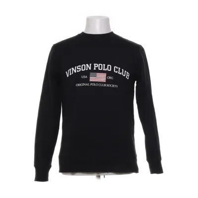 Collegetröja (Svart, Vit) från Vinson Polo Club Bomull, Polyester