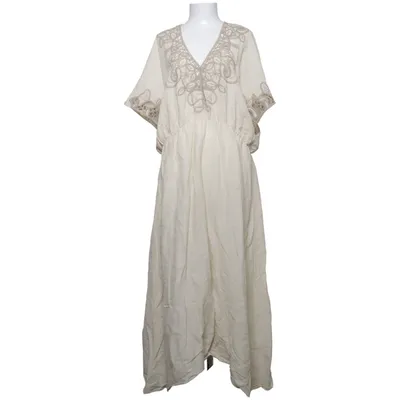 Caftan (Beige) de Zara Coton, Lin, Viscose