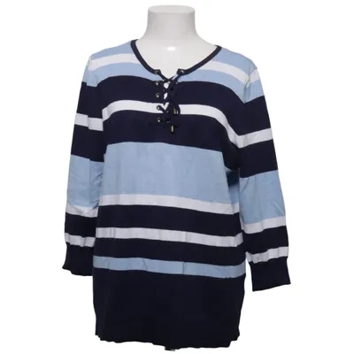 Tröja (Blå, Vit) från Basic Editions Polyester, Viskos