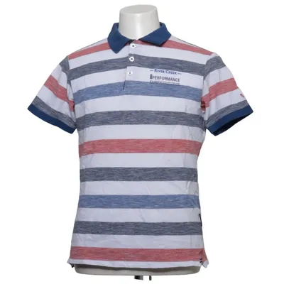 Polo shirt (White, Blue, Red) from River Creek Cotton