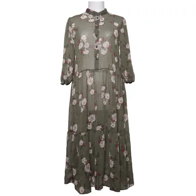 Klänning (Grön, Rosa, Flerfärgad) från New Look Elastan, Polyester