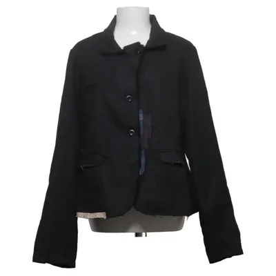 Blazer (Noir) de Ewa I Walla Coton, Viscose, Laine