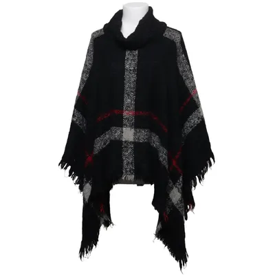 Poncho (Svart, Röd, Grå) från Katsumi Akryl