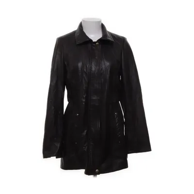 Leather coat (Brown) from Ellen Tracy Leather, Polyester
