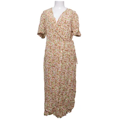 Slå-om-kjole (Gul, Flerfarvet) fra Mango Viscose
