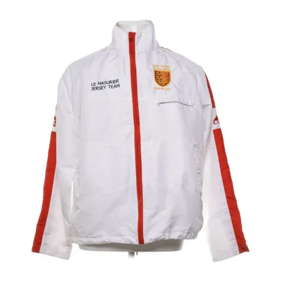 Coachjakke (Hvid, Rød) fra A-Line Polyester