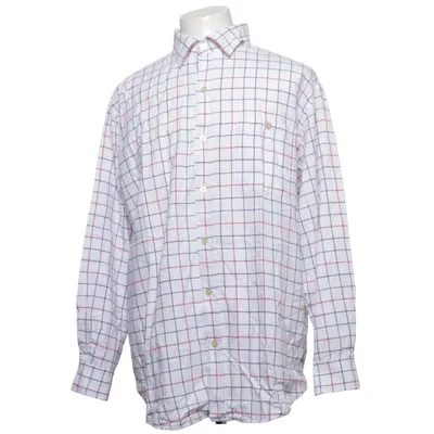 Shirt (White, Blue, Red) from Orvis Cotton