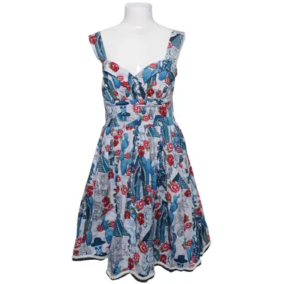 Dress (Blue, Red, White, Multicolored) from Hell Bunny Vixen Cotton, Elastane