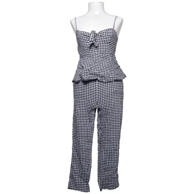 Combinaison (Noir, Blanc) de United Colors of Benetton Élasthane, Lin, Viscose