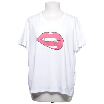 T-shirt (Vit, Röd) från By Malina Collection Bomull